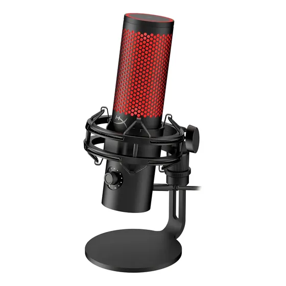 Microfone Usb Hyperx Quadcast 2 Para Jogos E Streaming Preto