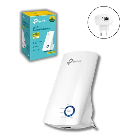 Repetidor De Sinal Wifi Tp-link Tl-wa850re Amplificador 300 Mbps Expansor Internet Rapida Barato Branco Tplink