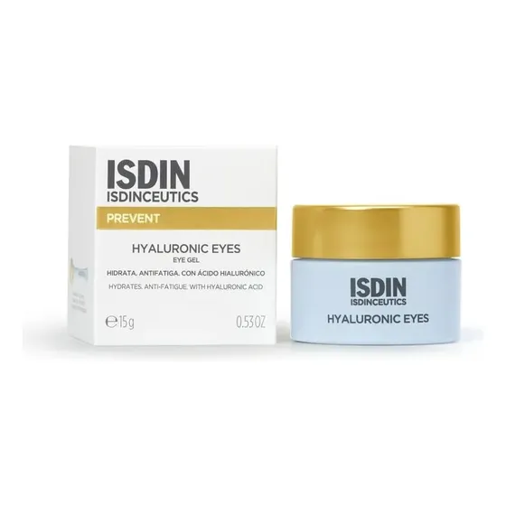 ISDIN Gel Refrescante Antissinais para o Contorno dos Olhos Isdinceutics Hyaluronic Eyes - 15g