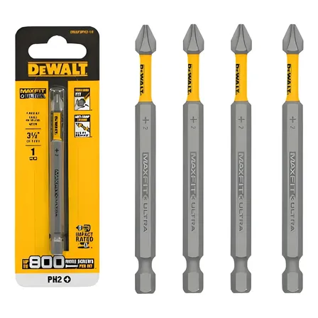 4 Ponta Bit Philips Ph2 X 3 1/2 (88,9mm) Maxfit Ultra-dewalt