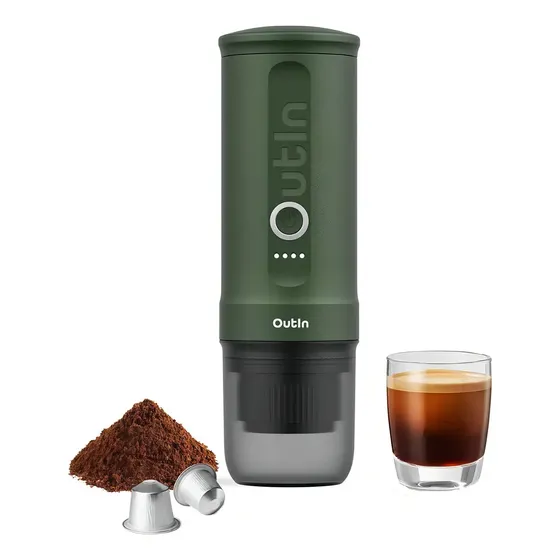 Máquina De Café Portátil Outin Nano - Verde