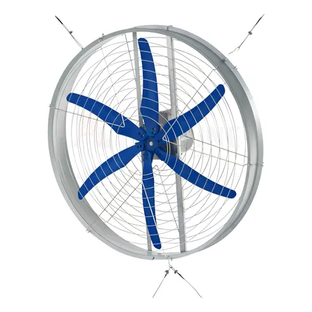 Ventilador De Pendurar Industrial Avicswine Com Motor Weg De 1 Metro E 6 Pás 1 M 60hz Galvanizado Cinza 127/220v Nylon