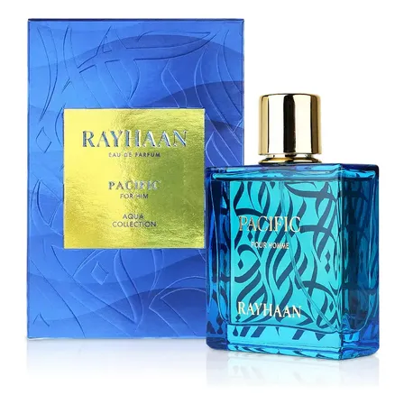 Perfume Spray Rayhaan Pacific Aqua Collection 100 Ml Duração 6h