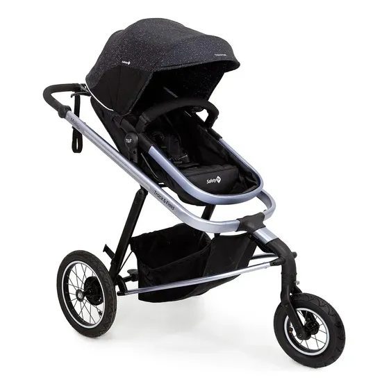 Carrinho Mobi Go Track&field, Safety 1st, Estrelas Prata