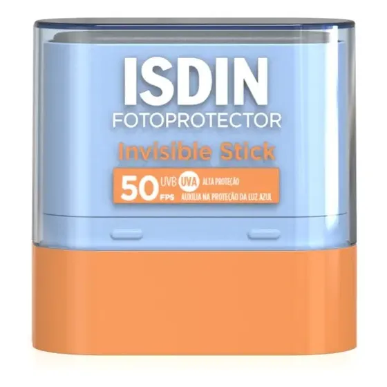 ISDIN Protetor Solar Facial em bastão Invisible Stick FPS 50 - 10g