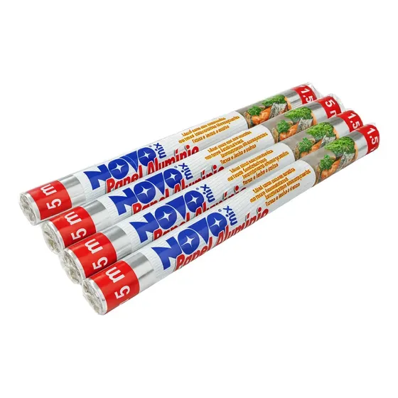 Papel Alumínio Em Rolo Mix 7,5metros (30cm)
