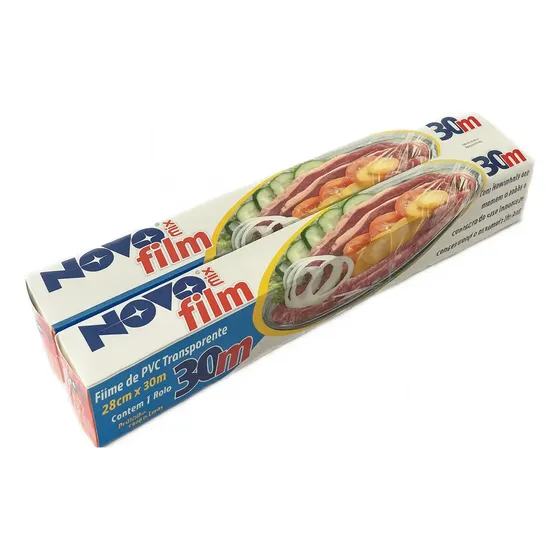 Filme Pvc Plástico Para Embalar Alimentos Novo Mix 30m