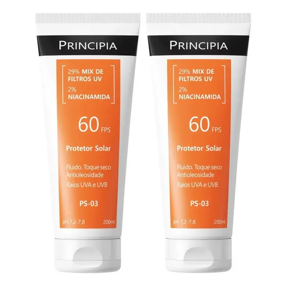 Principia Kit 2 Protetor Solar Corporal Ps-03 Fps60