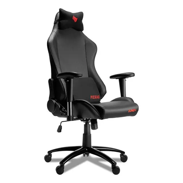 Cadeira Gamer Pichau Donek L, Preto, Pch-dnkl-bl02 Couro Sintético