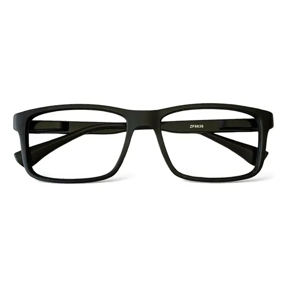 Armação Óculos Varietá Masculino Retangular Preto TR90 Slim