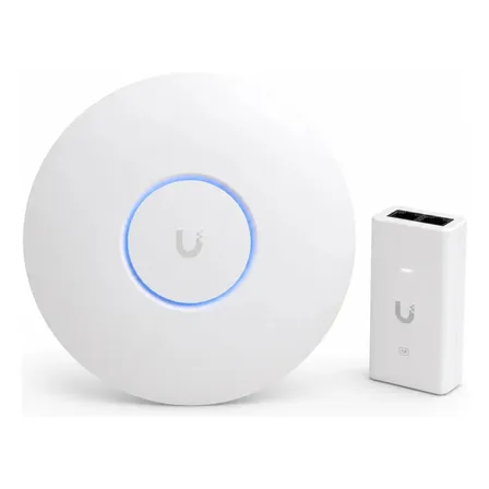 Access Point Ubiquiti Unifi 6 U6-Plus Wi-Fi 6 Banda Dupla com Injetor PoE