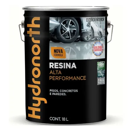 Resina Hydronorth Alta Performance Incolor Brilhante 18L Piso