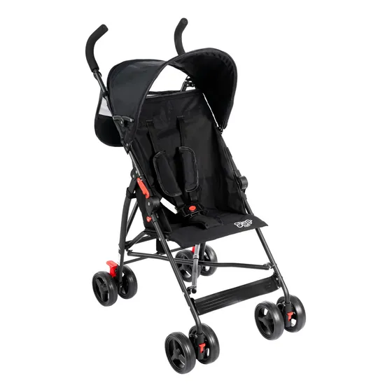 Carrinho De Bebê Passeio Guarda Chuva Styll Baby Preto