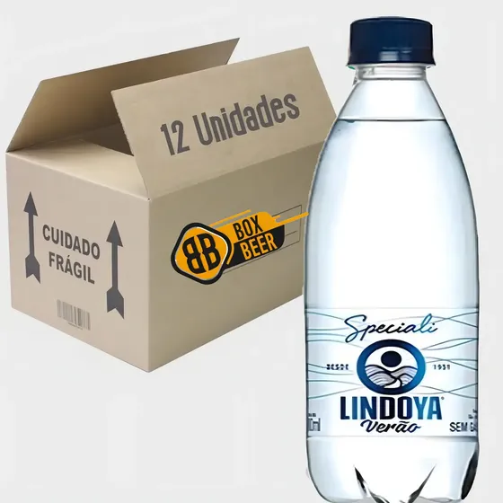 Água Mineral Lindoya Verão Speciali 300ml Sem Gás Kit Com 12 Unidades