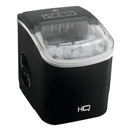 Máquina De Gelo Hq 12kg Turbo Ice Premium 60hz 127v Preto