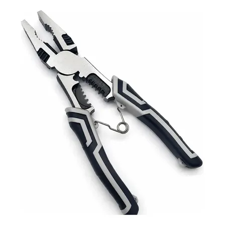 Alicate Universal Pen Tech Titanium Descascador e Crimpador Prateado