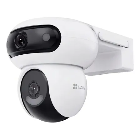 Câmera De Segurança Wifi Ezviz H90 Dual 2k+ 4mp+4mp Pt 360° Branco
