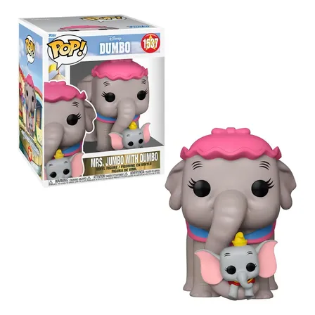 Boneco Funko Pop! Super Disney Dumbo - Sra. Jumbo E Dumbo