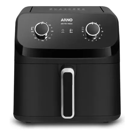 Fritadeira Sem Óleo Air Fryer Arno Mega 7,5l Afm7 Preto 127v