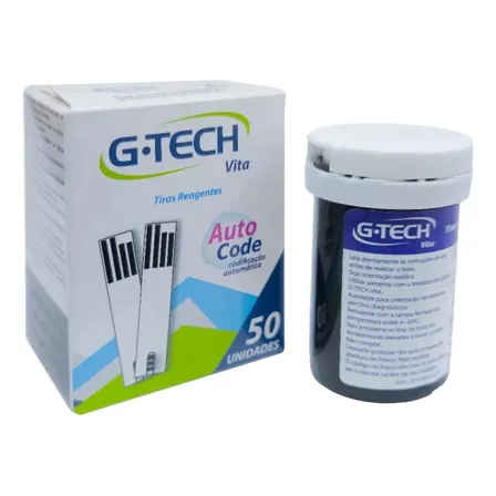 Tiras de Glicemia G-Tech Vita Tiras 50un