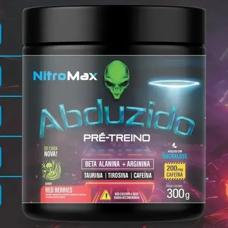 Pré Treino Abduzido - Nitromax Sabor Melancia