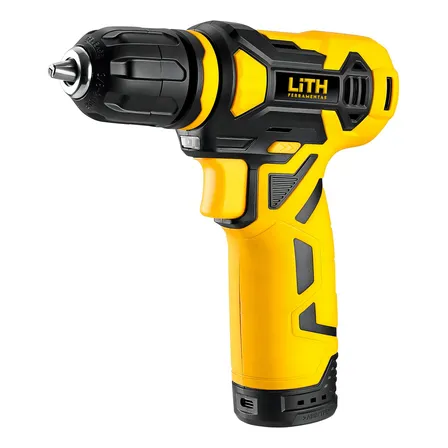 Parafusadeira Furadeira Compacta 12v Bateria Li-ion Lith Lt7025x Amarelo
