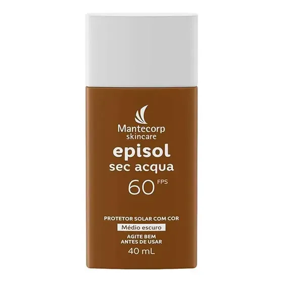 Mantecorp Episol Sec Acqua Prot Solar Fps 60 Medio Escuro 40ml