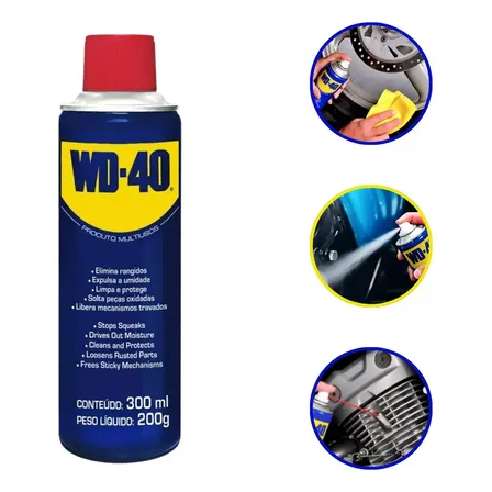 Wd-40 Óleo Lubrificante Desengripante Spray Multiuso 300ml