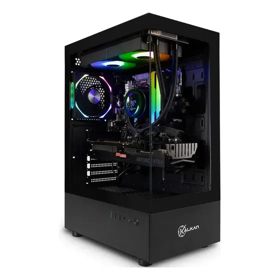 Gabinete Gamer Kalkan Avalon Pro Mid Tower Preto Klk00037 Preto