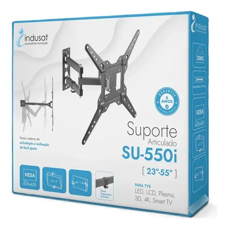Suporte Articulado Indusat Su-550i Para Tvs De 23 A 55