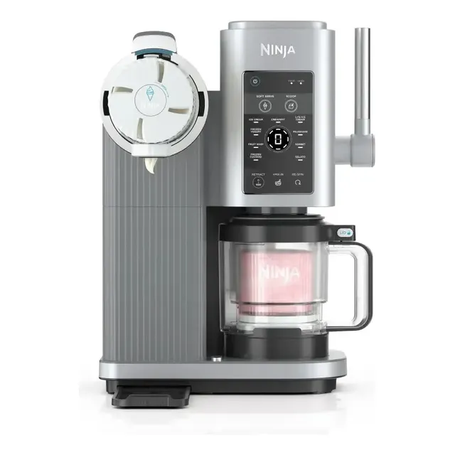 Máquina De Sorvete Ninja Swirl Creami Nc701 Disp. Casquinha Cinza-escuro 120v 60 Hz
