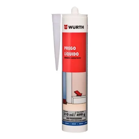 Prego Líquido Adesivo Selante Extra Forte 499g Würth Comprimento 0 Cm Diâmetro Nominal 1 2.54 Cm 0 Mm