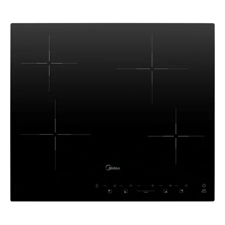 Cooktop 4 Bocas Elétrico Vitrocerâmico Midea Preto 220v
