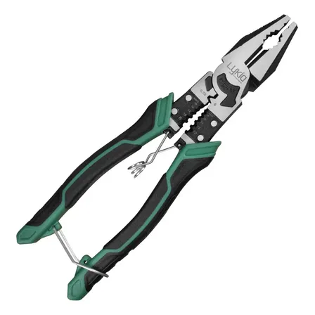 Alicate Universal Profissional Multifuncional Robusto Heavy Duty 8 Polegadas Com 6 Funções Lyk0001 Lykia