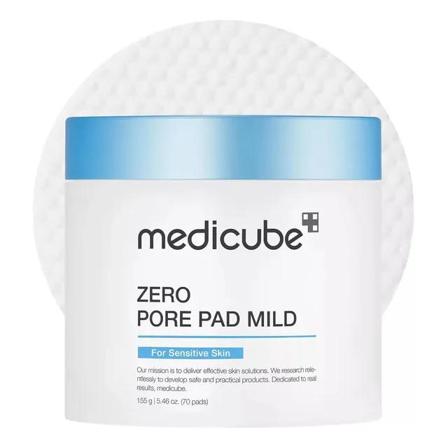 Medicube Zero Pore Pads Mild Peles Sensíveis Almofadas Suave Sensível Todo Tipo De Pele Dia/noite