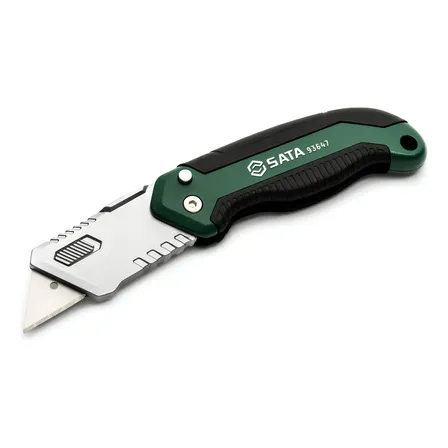 Estilete Profissional Reforçado Dobrável 18mm St93647 Sata