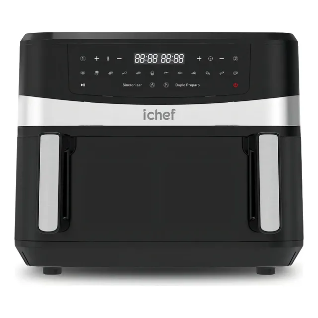 Fritadeira Elétrica Airfryer Ichef Dualzone Cor Preto 127v