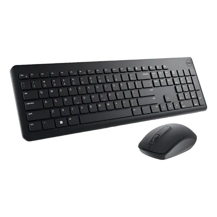 Kit Teclado E Mouse Sem Fio Dell Km3322w - Abnt2 - 1000dpi Preto
