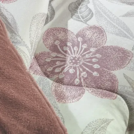 Coberdrom Edredom Grosso Dupla Face Blend Conforto Solteira Altenburg Big Flora Florido