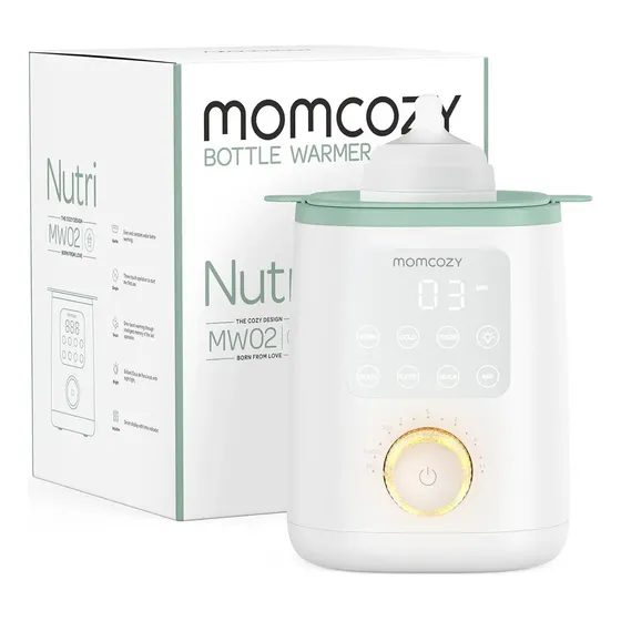 Aquecedor de biberões Momcozy Nutri 9 em 1 com luz noturna