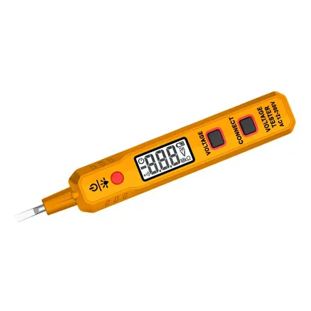 Testador Tensão De Lápis Digital Ac 12-300v Ingco Laranja