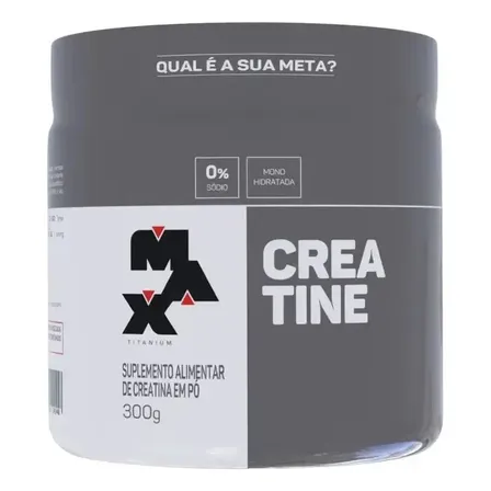 Suplemento En Pó Max Titanium Creatina X 300g Sem Sabor