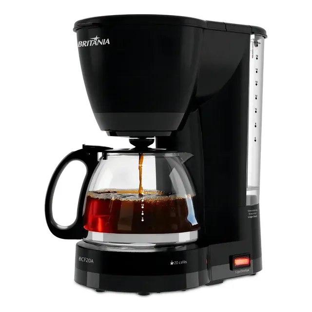 Cafeteira britânia bcf20a 20 cafés 800ml