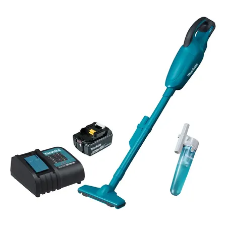 Aspirador De Pó Dcl180z + Bateria 5ah E Ciclone Cor Azul