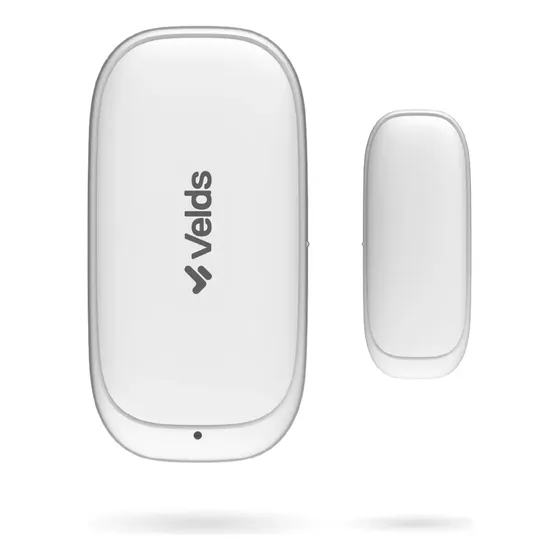 Sensor Inteligente De Abertura+ Wifi Velds, Detecção Portas E Janelas C/ Alerta Imediato, Branco