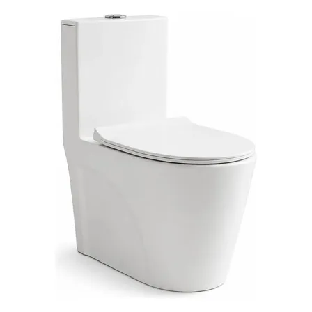 Vaso Sanitário Monobloco Completo Barcelona Branco Caixa Acoplada Assento Soft Close Saída Vertical Duplo Acionamento Dual Flush 3/6L Bacia Cerâmica Premium Fácil Limpeza Design Moderno Stillus Home