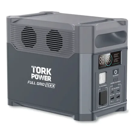 Estação De Energia Gerador Solar Portátil Tork 1200w Onda Senoidal 1800w Pico 1024wh Bateria Lifepo4