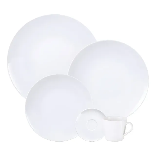 Aparelho De Jantar Tramontina Leonora Em Porcelana 20 Peças