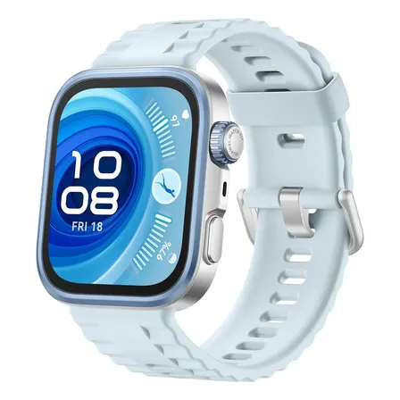 Smartband Huawei Fit 4 Pro Azul-claro Com Gps, Nfc E Bateria De 10 Dias Cinza Preto