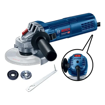 Esmerilhadeira Gws 9-125 S Bosch 900w Controle Velocidade Cor Azul